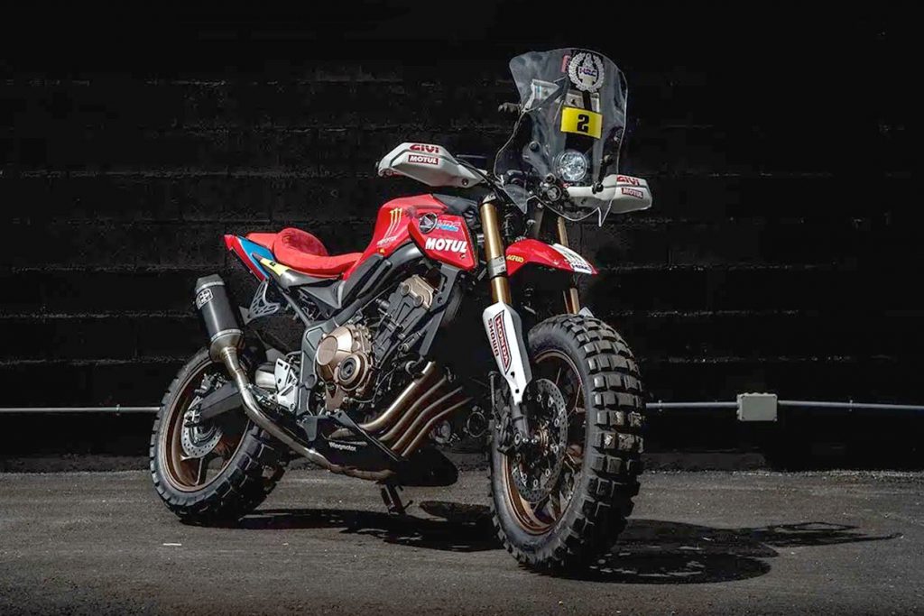 Honda CB650R Dakar Rally ฉลองชัยดาการ์แรลลี่