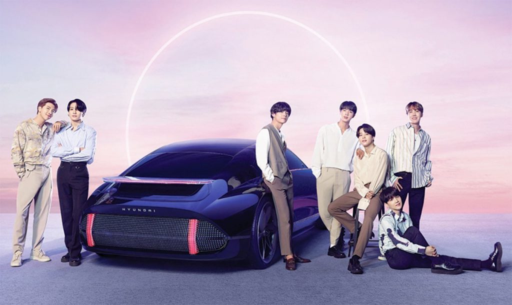 วง BTS ปล่อยเพลงใหม่ ‘IONIQ:I’m ON It’ มอบให้รถยนต์อีวี IONIQ