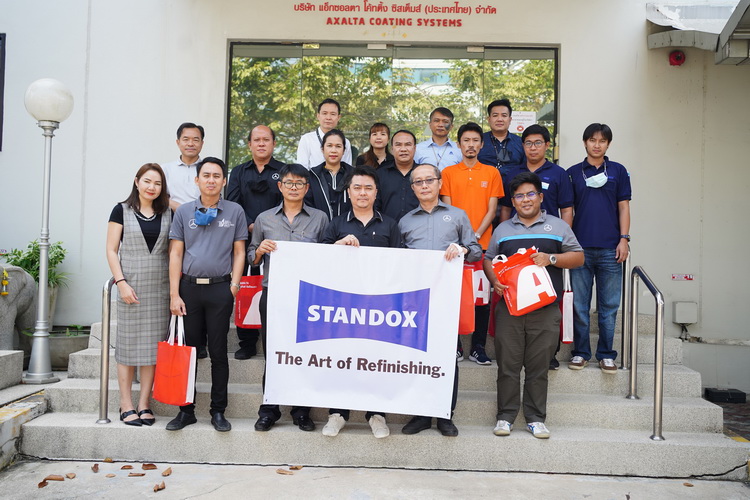 สีพ่นรถยนต์ Standox ได้รับความไว้วางใจจาก เมอร์เซเดส-เบนซ์ ประเทศไทย