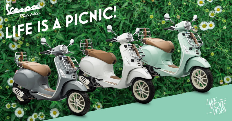 เปลี่ยนวันที่แสนธรรมดาให้กลายเป็นแฮปปี้โมเมนต์ กับ VESPA PRIMAVERA 150 i-Get ABS PIC NIC EDITION