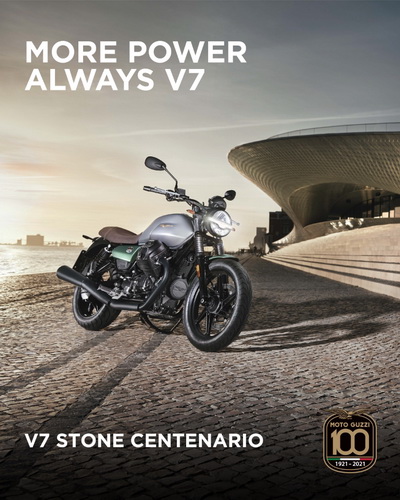 โมโต กุซซี่ ส่ง “Moto Guzzi V7 Stone Centenario”ฉลองครบรอบ 100 ปี