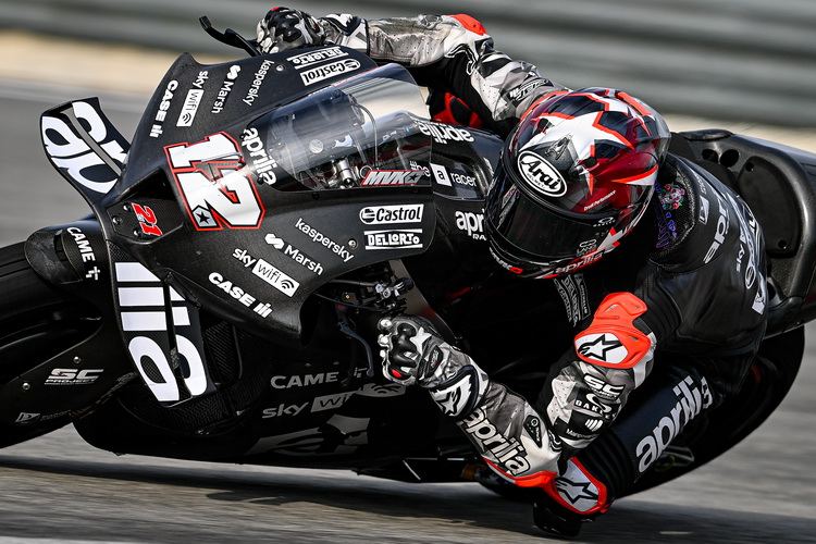 APRILIA สิ้นสุดการทดสอบเซปังในตำแหน่ง P2 และ P5