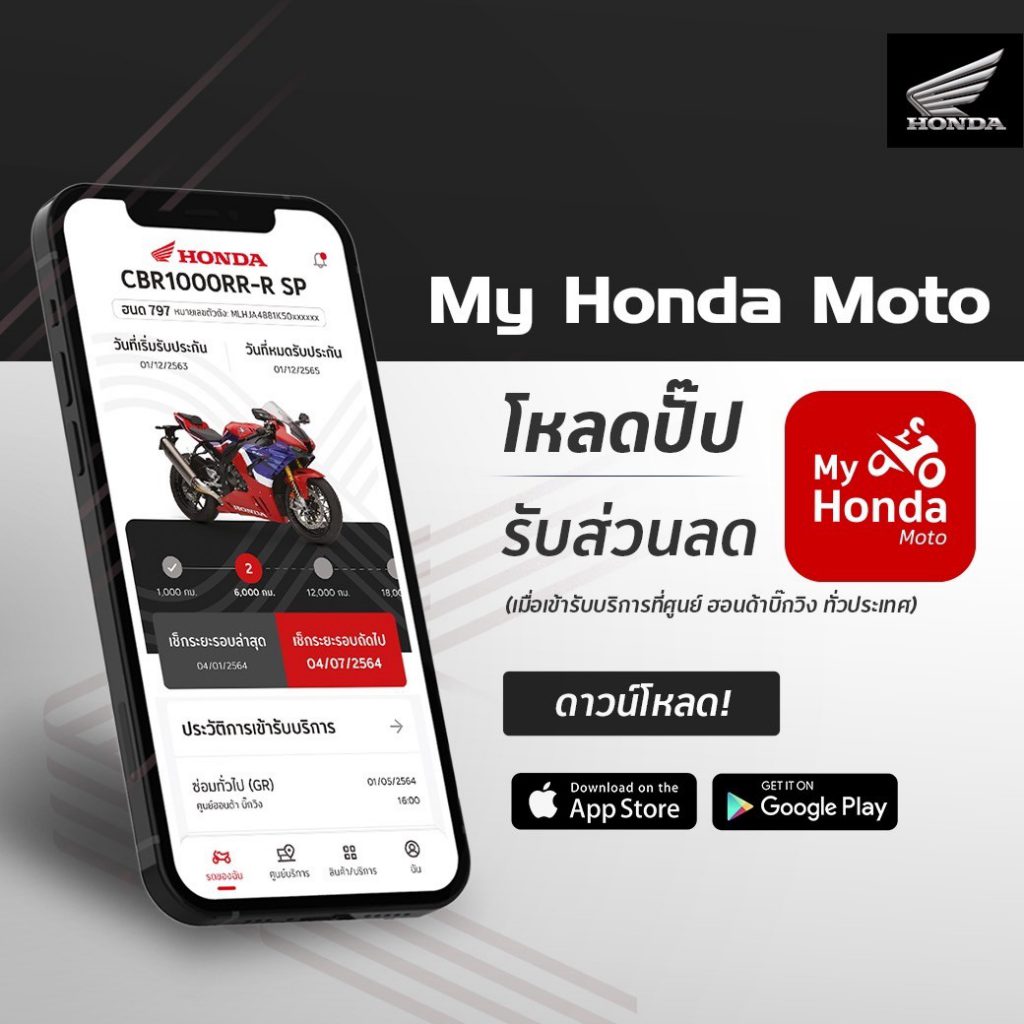 ฮอนด้าจัดโปรโหลดแอปปั๊ป รับส่วนลดทันที