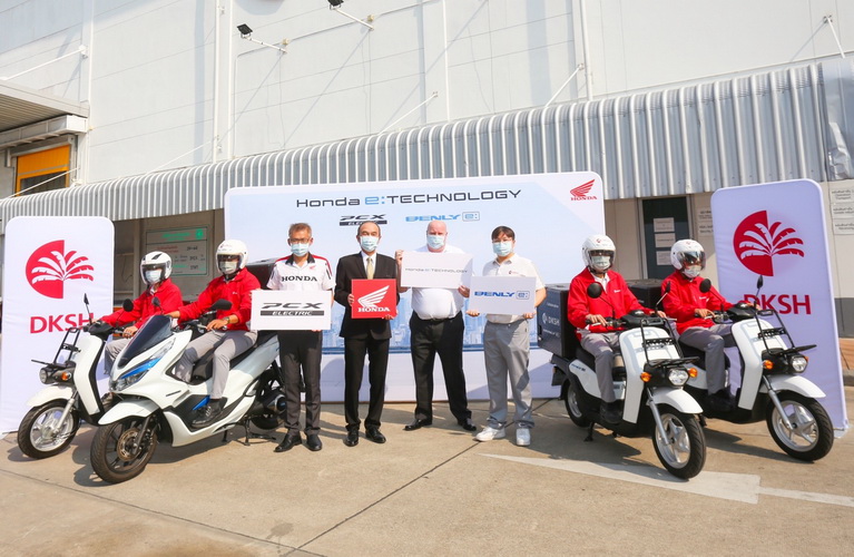 DKSH (Thailand) ทดลองขนส่งสินค้าด้วย PCX Electric และ Benly-e