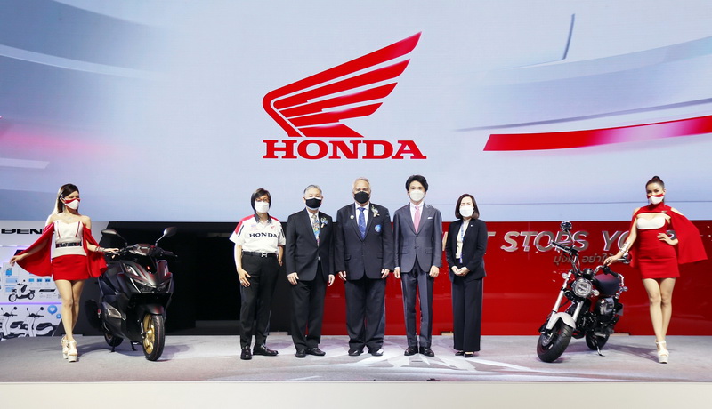 รถจักรยานยนต์ฮอนด้าเปิดตัวอีก 4 รุ่นใหม่ล่าสุดในงานบางกอกมอเตอร์โชว์