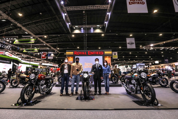 รอยัล เอ็นฟีลด์ เปิดตัว Interceptor 650, Continental GT 650 และ Himalayan สีใหม่