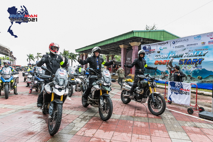 “ไทรอัมพ์ มอเตอร์ไซเคิลส์” ร่วมสนับสนุน Iron Man Rally 2021