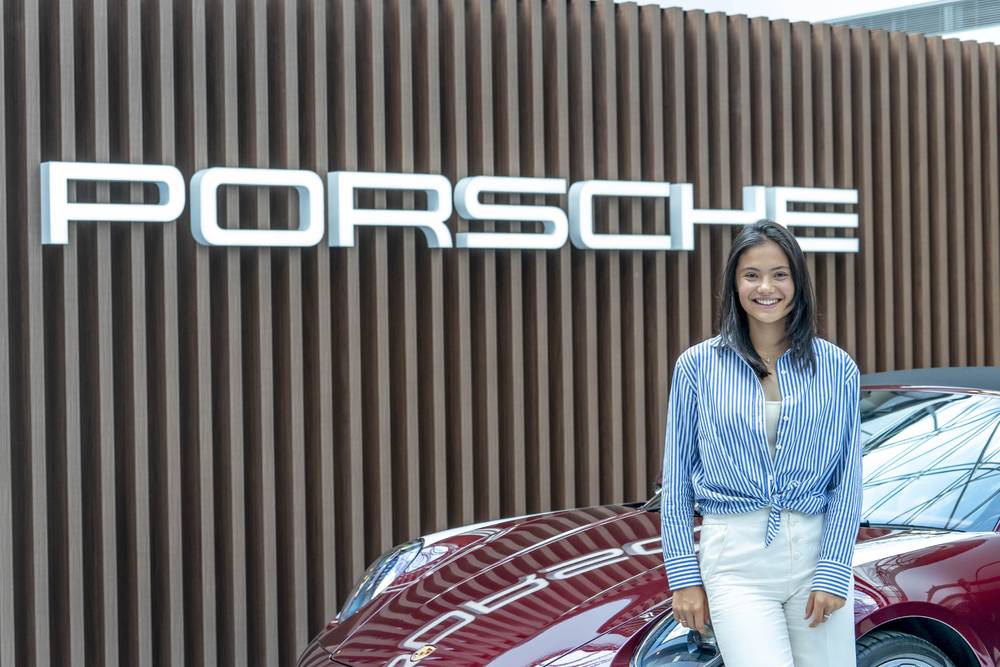 Emma Raducanu หนึ่งบุคคลสำคัญของ Porsche Brand Ambassador