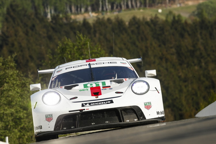 911 RSR ปรากฏตัวครั้งสุดท้ายใน Le Mans โดยทีม Porsche GT