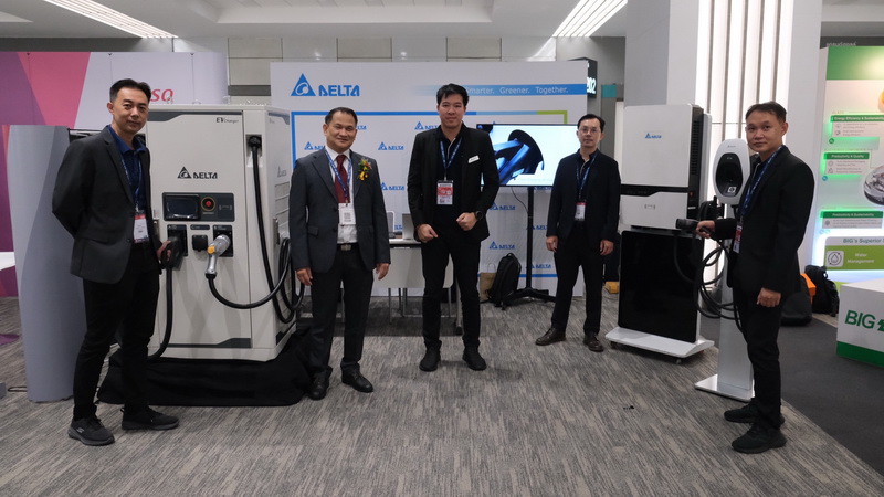 เดลต้าจัดแสดงโซลูชันระบบชาร์จรถยนต์ไฟฟ้าแบบ DC และ AC รุ่นใหม่ล่าสุด