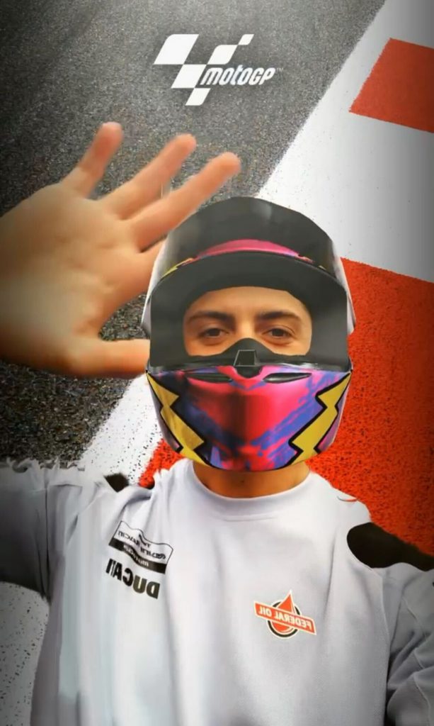 MotoGP™ เปิดตัวเลนส์ Augmented Reality ตัวแรกบน Snapchat
