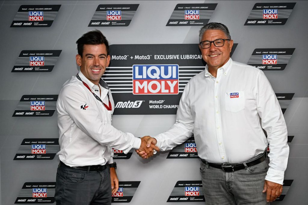Liqui Moly ผู้จัดหาน้ำมันหล่อลื่น Moto2™ และ Moto3™ โดยยังคงเป็นสปอนเซอร์ชื่อ GP ของเยอรมนี