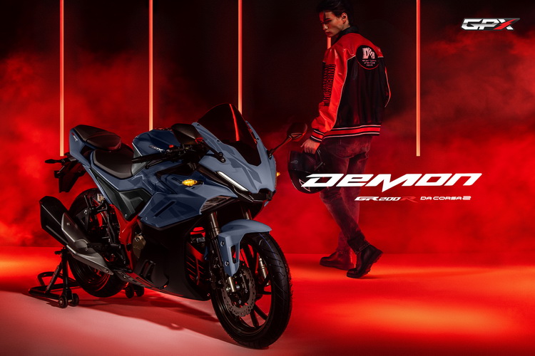 GPX DEMON GR200R – DA CORSA 2 เผยโฉม 3 สีใหม่