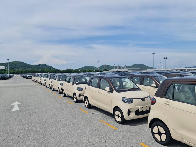 VOLT CITY EV ล็อตแรกถึงแหลมฉบัง เตรียมส่งมอบลูกค้า