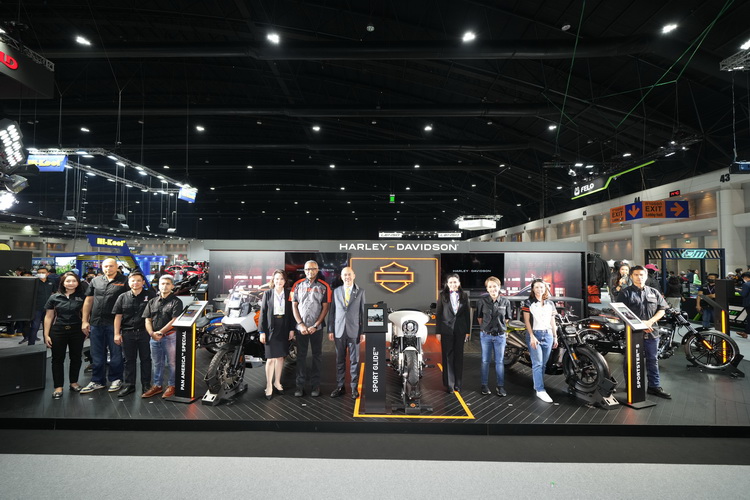HARLEY-DAVIDSON® ยกขบวนจัดแสดงรถมอเตอร์ไซค์รุ่นปี 2022 ณ งานมหกรรมยานยนต์ ครั้งที่ 39