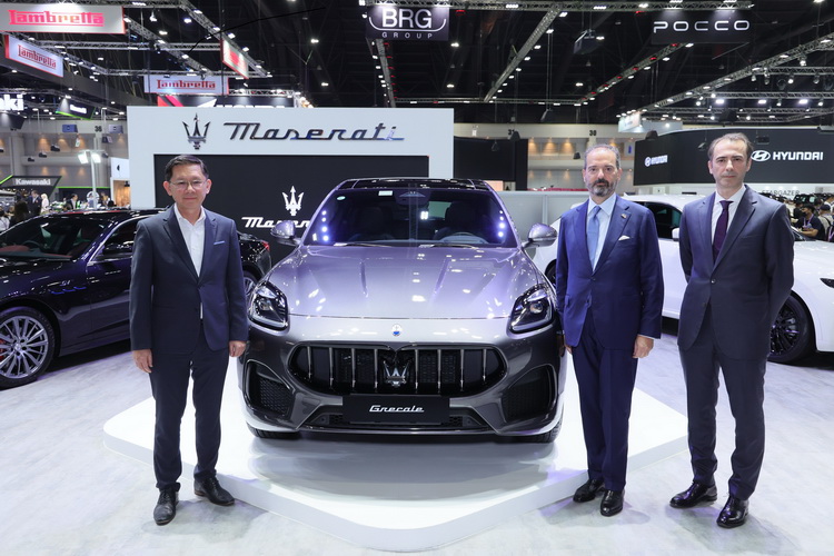 มาเซราติ ประเทศไทย จัดแสดงเอสยูวีรุ่นใหม่ ‘เกรคาเล่ จีที’ ครั้งแรกในประเทศไทย