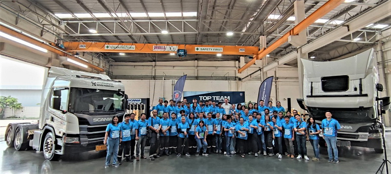สแกนเนียจัดแข่งขัน Scania Top Team Thailand 2022ค้นหาสุดยอดทีมช่าง