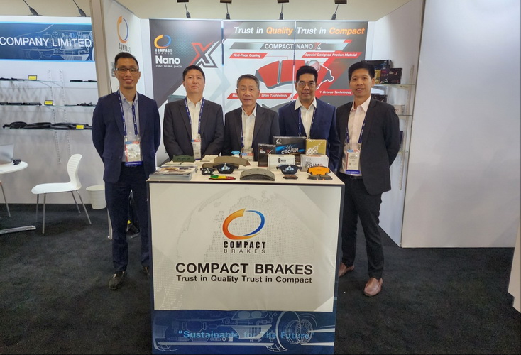 คอมแพ็ค เบรก ชูนวัตกรรมผ้าเบรกคุณภาพระดับโลกในงาน AAPEX 2022 ที่ลาสเวกัส