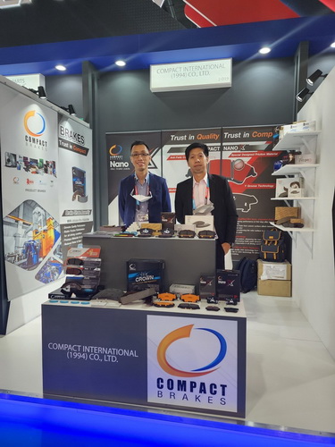 คอมแพ็ค เบรก นำผ้าเบรกเกรดพรีเมียมจัดแสดงงาน Automechanika Dubai 2022