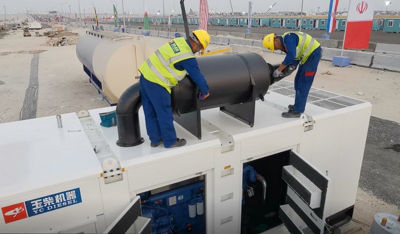 ยูไฉ ส่งเครื่องยนต์เป็นขุมพลังเครื่องกำเนิดไฟฟ้าและรถบัสในการแข่งขันฟุตบอลระดับโลกที่กาตาร์