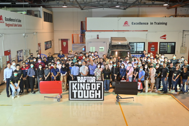 แอ็กซอลตา เปิดตัว “RAPTOR (แรปเตอร์)” นวัตกรรมใหม่ของการพ่นเคลือบบนพื้นผิว