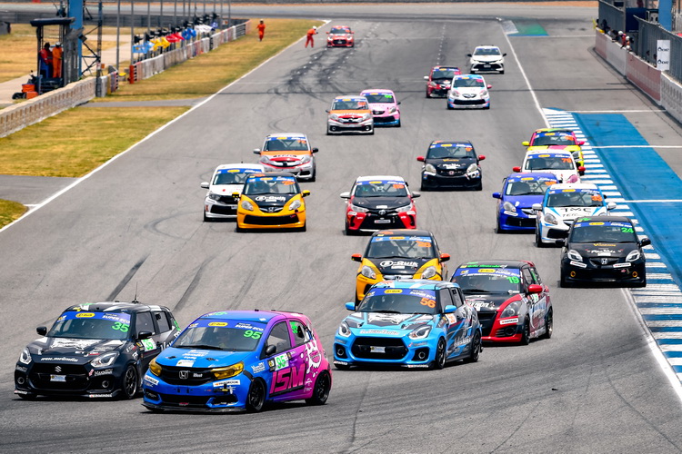 เรซซิ่ง สปิริต เปิดศึกซิ่งฝ่าอุณหภูมิเดือด B-Quik Thailand Super Series นัดแรกแห่งฤดูกาล 2023