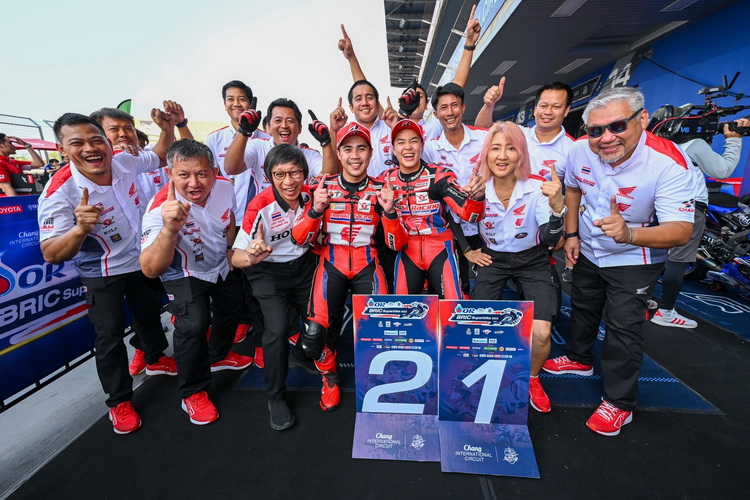 “มุกข์” บิด CBR600RR คว้าแชมป์ OR BRIC สนามแรก