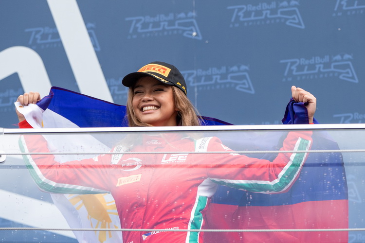 Bianca Bustamante ฉายแววด้วยแท่น P2 ในการเปิดตัว F1 Academy