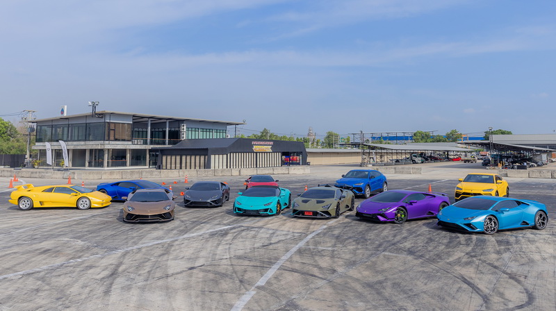 LAMBORGHINI BANGKOK Safety Driving Courseเติมเต็มทุกประสบการณ์การขับขี่อย่างปลอดภัย