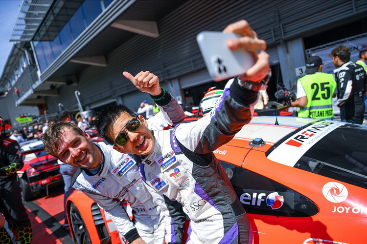 Antares Au จากฮ่องกงเข้าร่วมการแข่งขัน Spa GT Open
