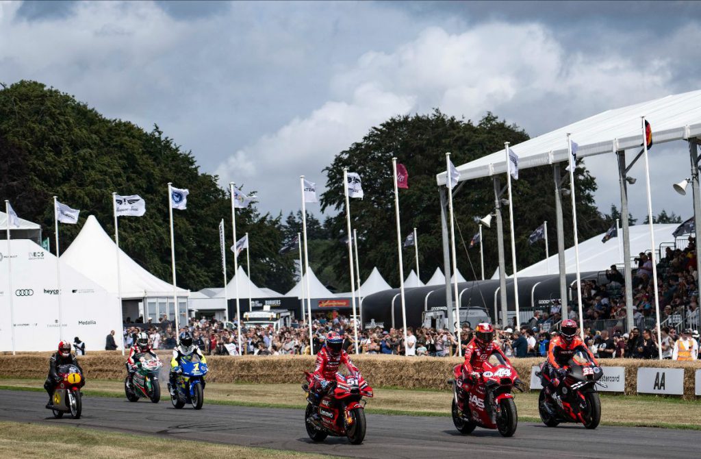 MotoGP™ สัมผัสประสบการณ์ครั้งแรกของ 2023 Goodwood Festival of Speed