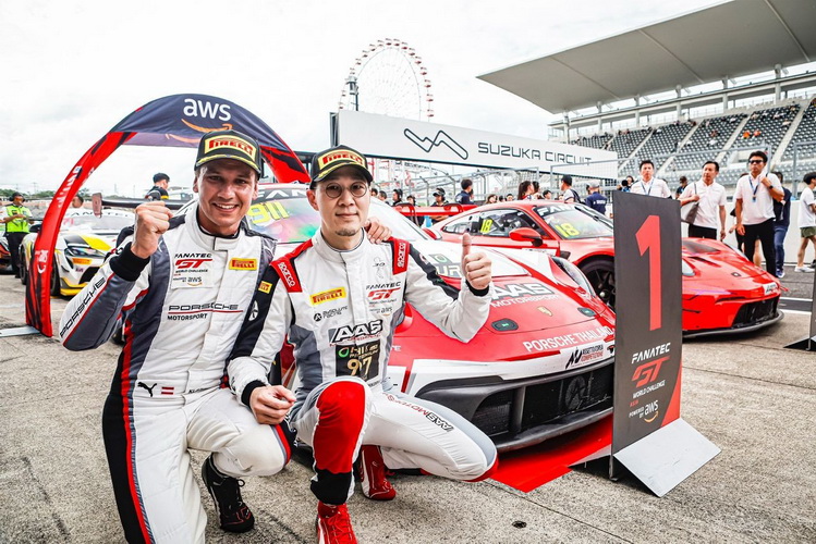 วุฒิกร และทีมเมท AAS Motorsport ขึ้นโพเดี้ยม GT World Challenge Asia 2023 @ Suzuka Circuit