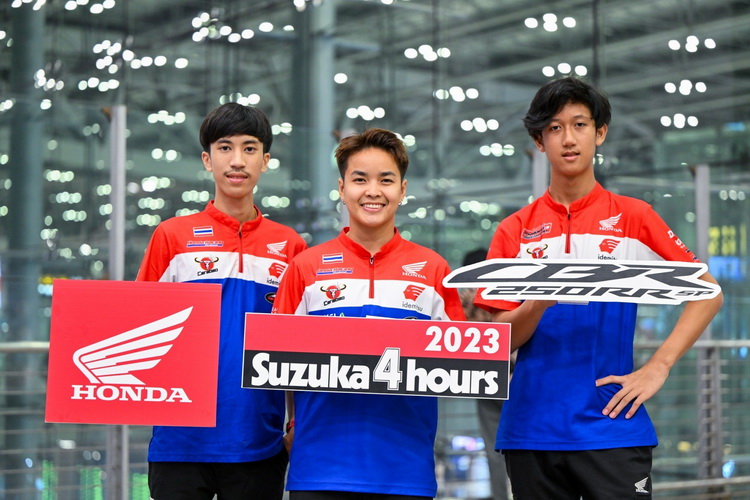 ฮอนด้าส่ง “มุกข์-มุกข์ลดา” พร้อม 2 ดาวรุ่งลุยศึก “Suzuka4 Hours” ประเทศญี่ปุ่น