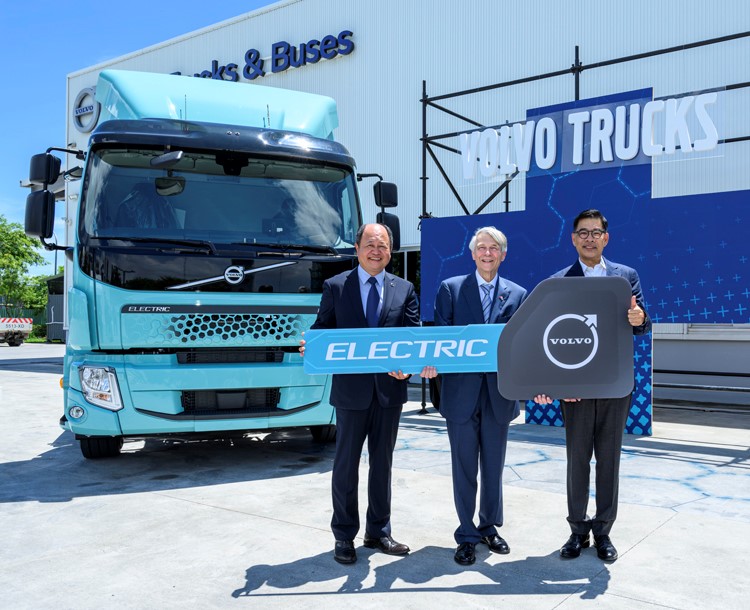 Volvo Electric Truck ส่งมอบในไต้หวันคันแรก