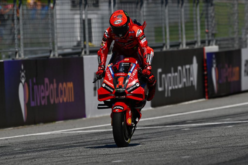 Bagnaia คว้าชัยใน Spielberg Sprint