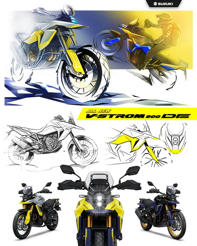 All New Suzuki V-Strom 800DE จากศิลปะลายเส้นสู่ผลงานที่เป็นเอกลักษณ์