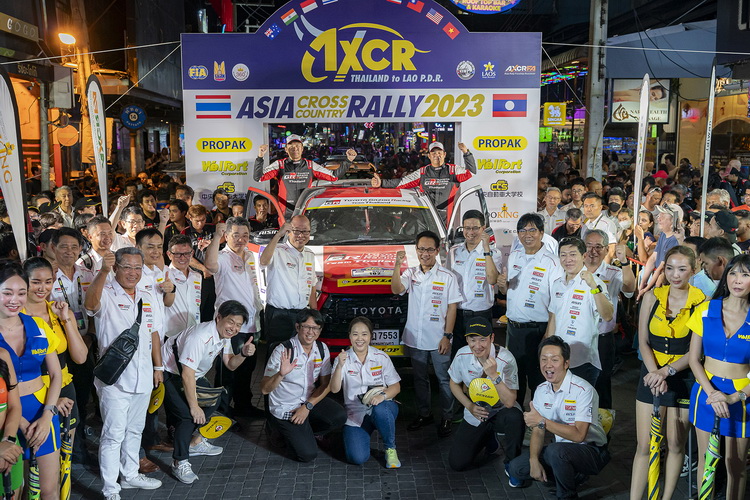 Toyota Gazoo Racing Team Thailand พร้อมลุย Asia Cross Country Rally 2023