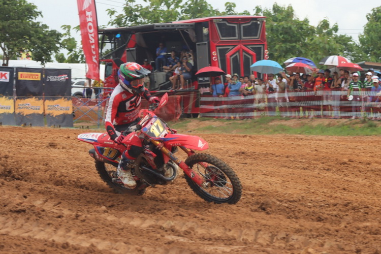 “อินทรีแซงค์ – กฤษฎา” คว้าโพเดียม สนามส่งท้าย FMSCT Thailand Motocross 2023