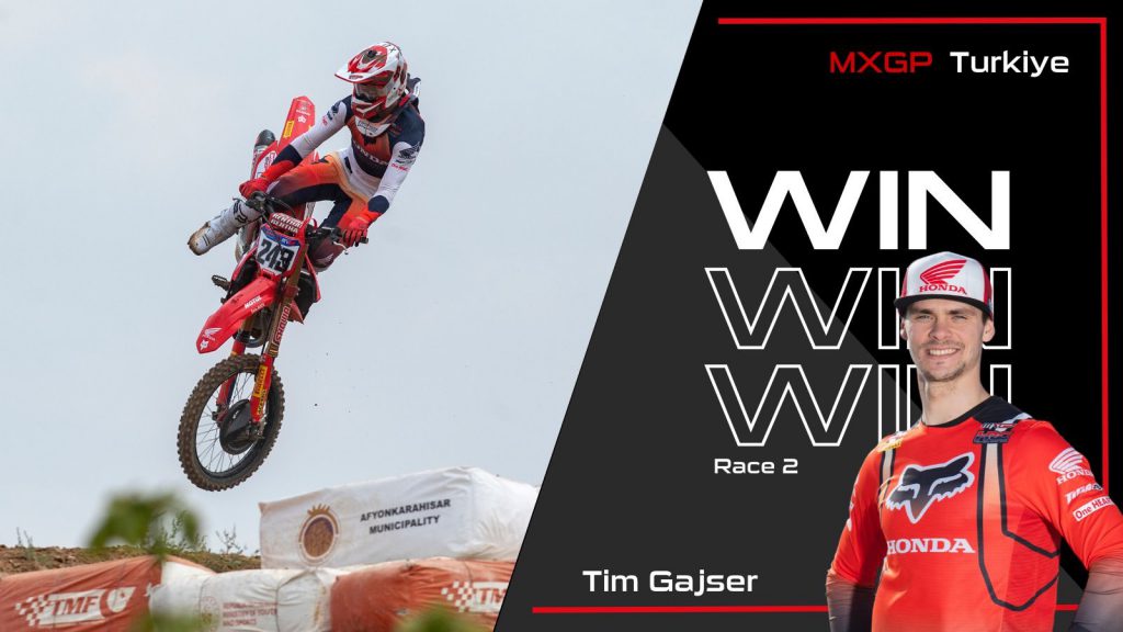“ทิม ไกจ์เซอร์” บิด Honda CRF450R คว้าโพลโพซิชั่นพร้อมโพเดียม MXGP สนาม 17ตุรกี