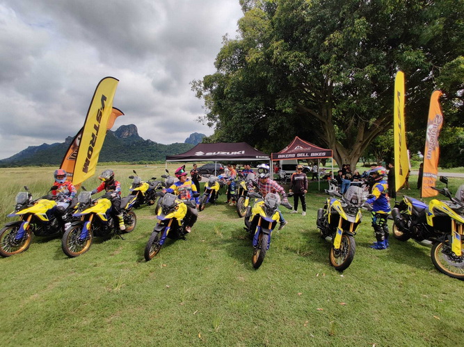 บรรยากาศงาน Test V-Strom 800DE