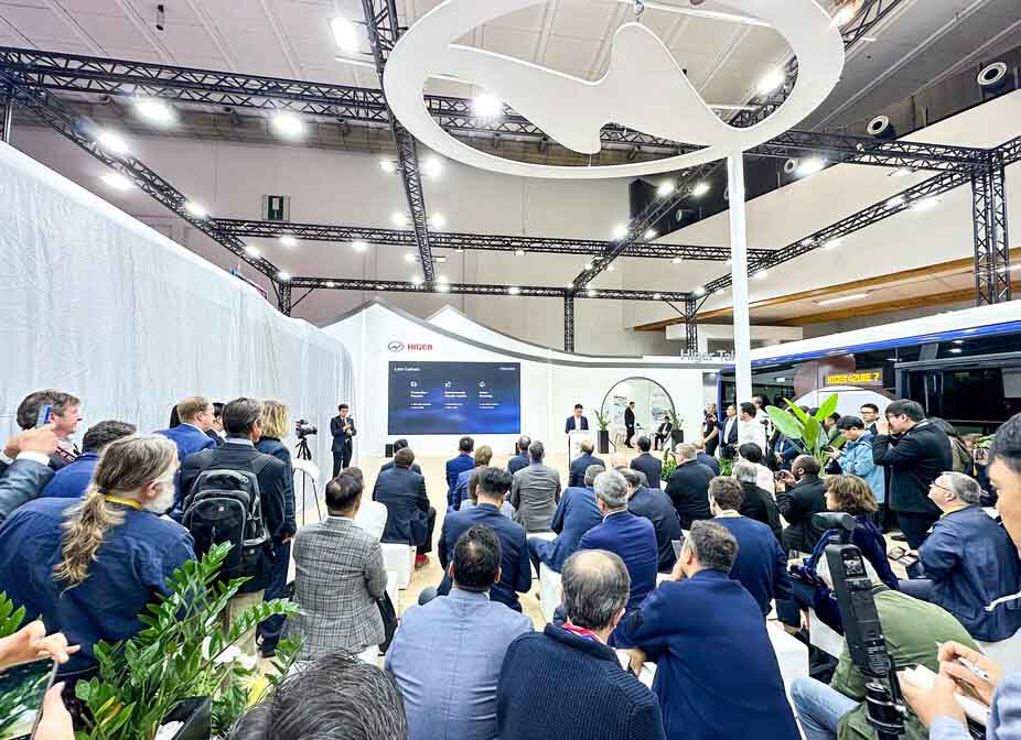 ไห่เก๋อเปิดตัว รถบัสไฟฟ้า FENCER และ Fencer f1 Integral EV