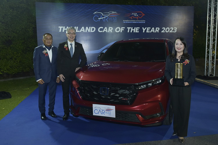 Honda CR-V ควง MG 4 Electric คว้ารางวัลรถยนต์ยอดเยี่ยมประจำปี 2566