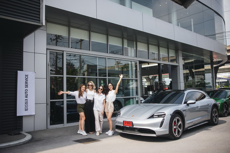 Porsche Taycanตอบโจทย์ทุกเส้นทาง Lady Trip ของ 4 สาว