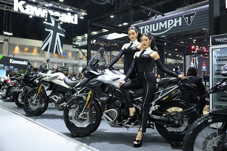 ไฮไลท์ “ไทรอัมพ์ มอเตอร์ไซเคิลส์” ในงานมอเตอร์ เอ็กซ์โป 2023