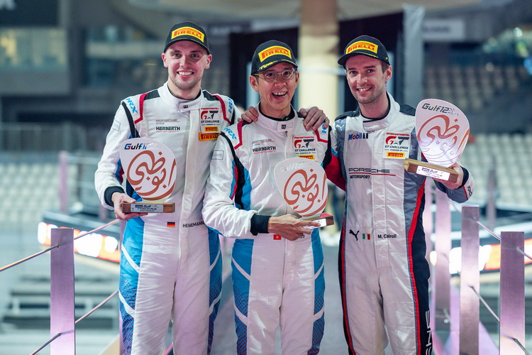 Antares Au คว้าอันดับ 3 ในคลาส Pro-Am อาบูดาบี