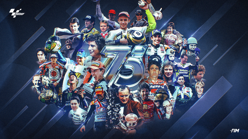 การเฉลิมฉลองเริ่มต้นขึ้นเมื่อฤดูกาลครบรอบ 75 ปีMotoGP™พร้อมที่จะสร้างประวัติศาสตร์ให้มากขึ้น