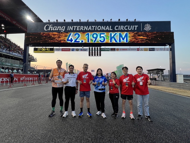 ไทยฮอนด้า ร่วมสนับสนุน ‘บุรีรัมย์มาราธอน 2024’