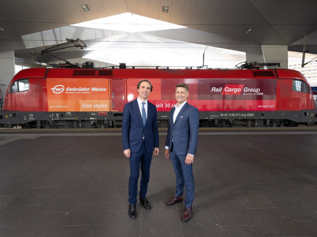 Gebrüder Weiss และ Rail Cargo Group: สามทศวรรษแห่งความร่วมมือ