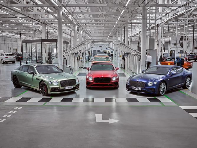 เบนท์ลีย์ มอเตอร์ส เพิ่มตัวเลือกเฉดสีเคลือบด้านแบบซาติน