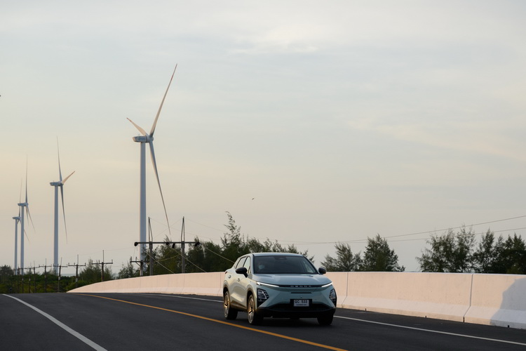 โอโมดา แอนด์ เจคู ทดสอบ OMODA C5 EV บนถนนจริงทั่วไทย
